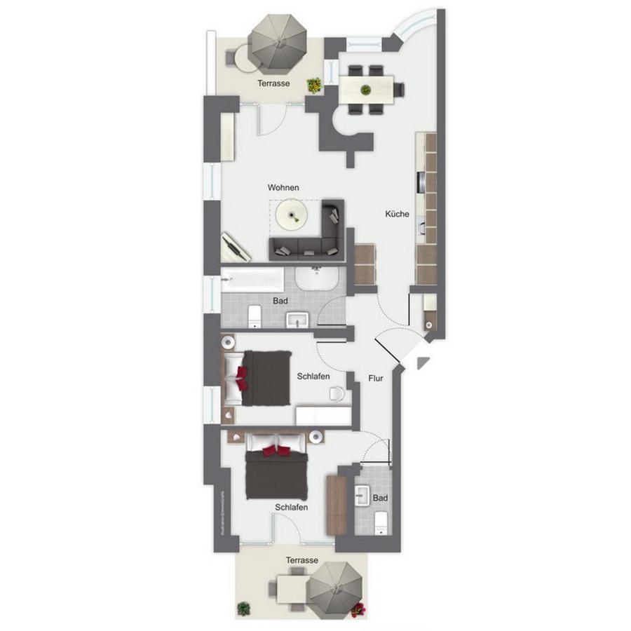 Villa Triton Wohnung 01 Больтенхаген Экстерьер фото